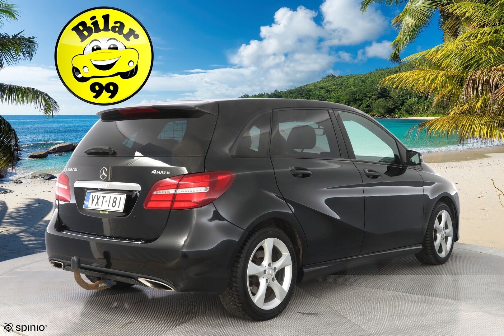 Mercedes-Benz B 2015 200 CDI 4Matic A Premium Business *Webasto / Kamera / Koukku / LED* - Suomi-auto / Juuri katsastettu / Kahdet hyvät renkaat vanteilla / Viimeisin huolto 146tkm