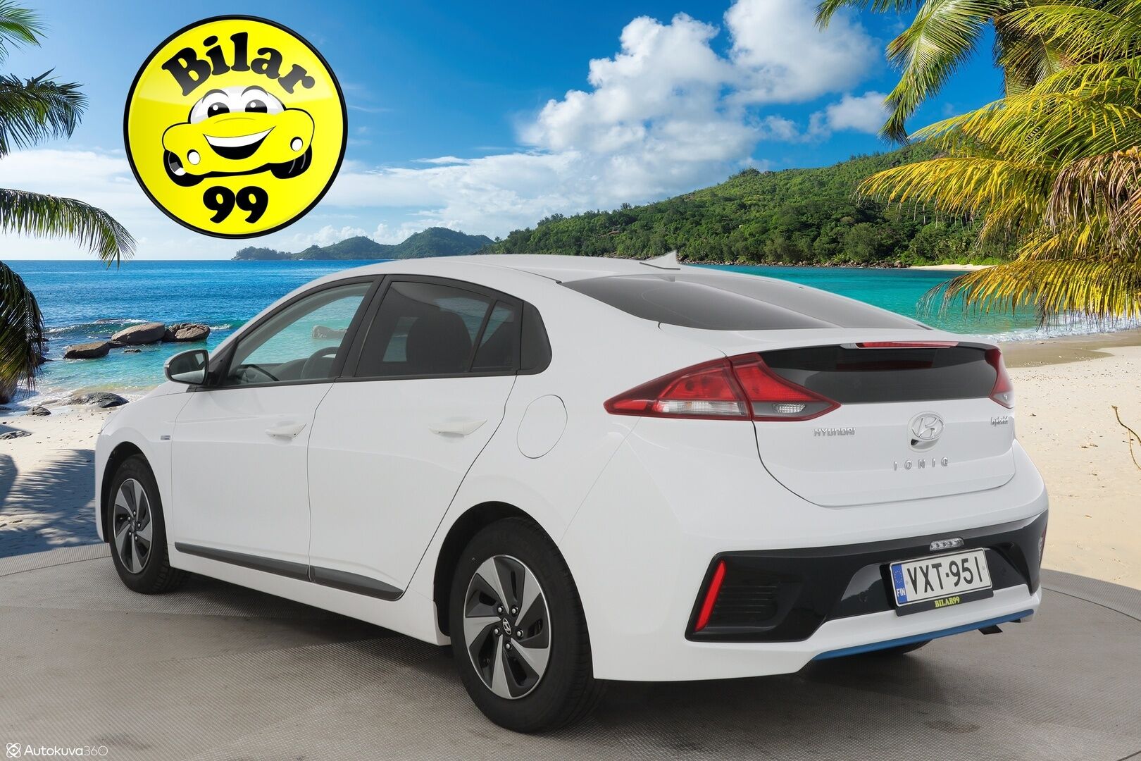 Hyundai IONIQ hybrid 2018 DCT Comfort * Adapt. Vakkari / P. Kamera / Läm.Ratti / Kaistavahti / Apple carplay / Android auto * - 2x Renkaat ja vanteet / Hyvä huoltohistoria / Suomi-auto *