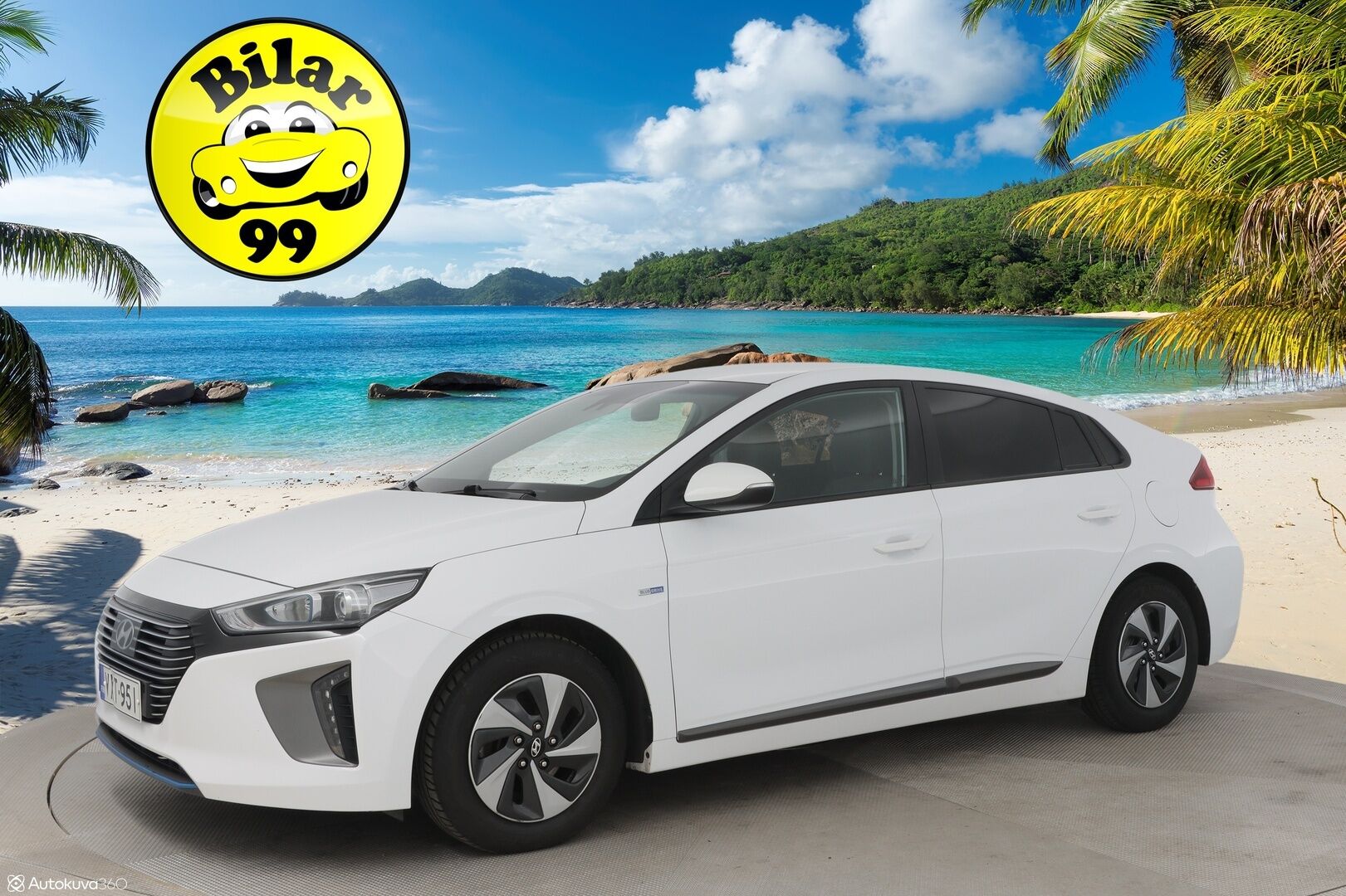 Hyundai IONIQ hybrid 2018 DCT Comfort * Adapt. Vakkari / P. Kamera / Läm.Ratti / Kaistavahti / Apple carplay / Android auto * - 2x Renkaat ja vanteet / Hyvä huoltohistoria / Suomi-auto *