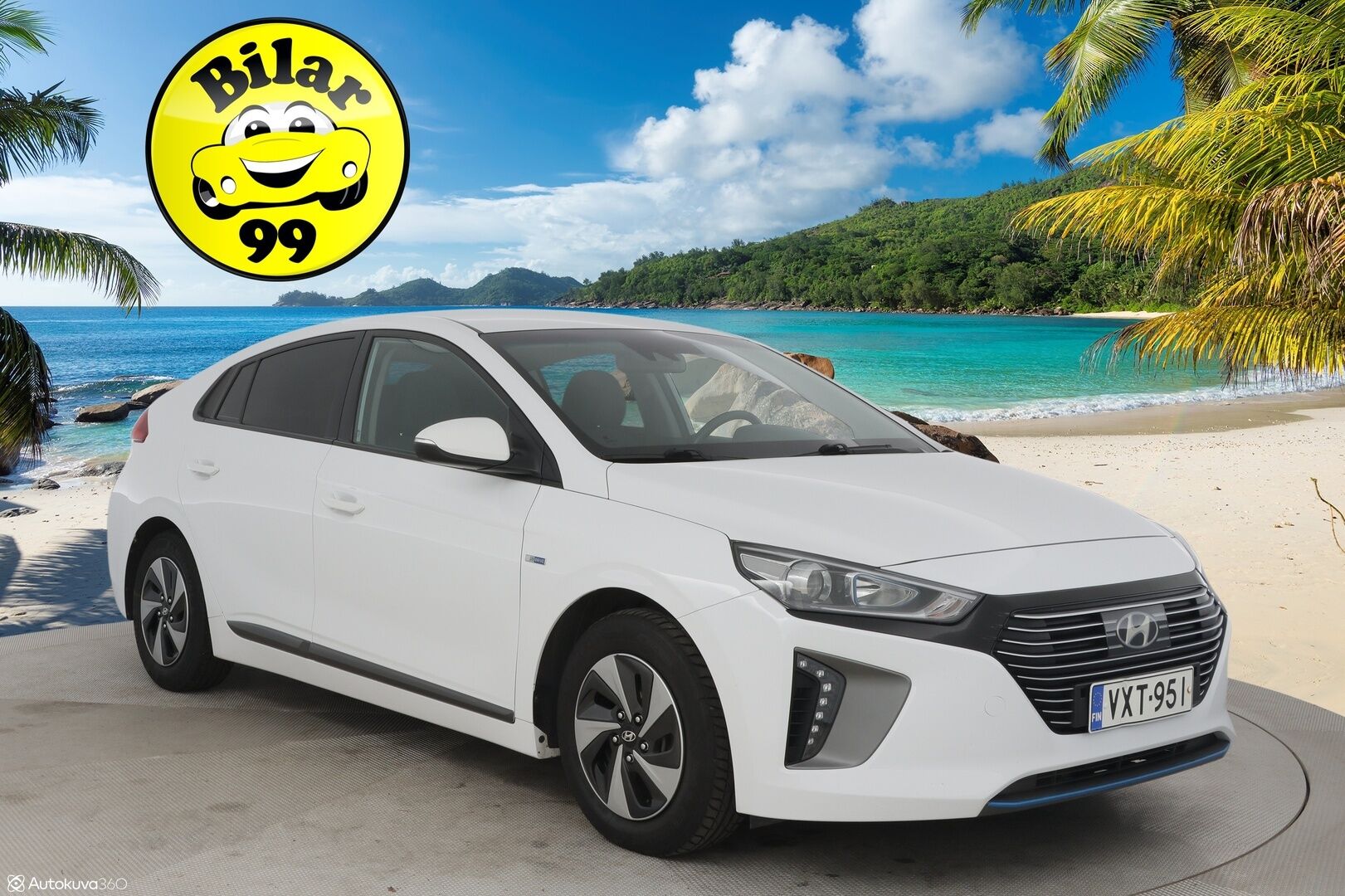 Hyundai IONIQ hybrid 2018 DCT Comfort * Adapt. Vakkari / P. Kamera / Läm.Ratti / Kaistavahti / Apple carplay / Android auto * - 2x Renkaat ja vanteet / Hyvä huoltohistoria / Suomi-auto *