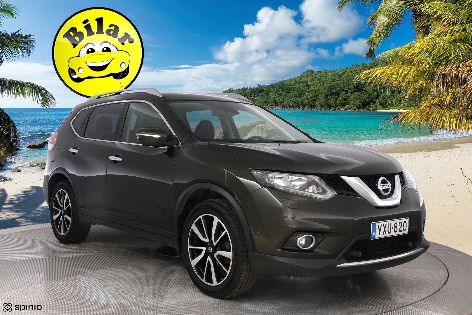 Nissan X-Trail 2015 dCi 130 Business 360 2WD Xtronic Vision Pack Technology Pack E6 - Suomiauto | Vetokoukku | 360-Kamera | BLIS | Vakkari | Metalliväri | Navi | Sähköluukku | Juuri tullut Tampereelle!