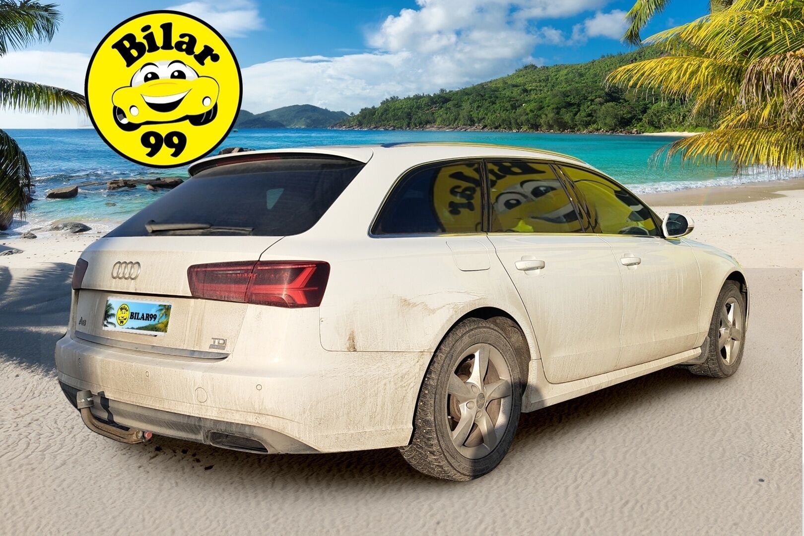 Audi A6 2016 Avant Business Sport 2,0 TDI 140 kW ultra S tronic  * Audi Sound / Vetokoukku / Nahka-Alcantara / Tutkat / Vakkari / Xenon! * - 2x Renkaat / Suomiauto / Juuri huollettu!