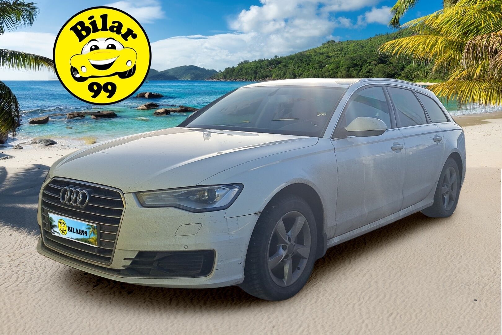 Audi A6 2016 Avant Business Sport 2,0 TDI 140 kW ultra S tronic  * Audi Sound / Vetokoukku / Nahka-Alcantara / Tutkat / Vakkari / Xenon! * - 2x Renkaat / Suomiauto / Juuri huollettu!