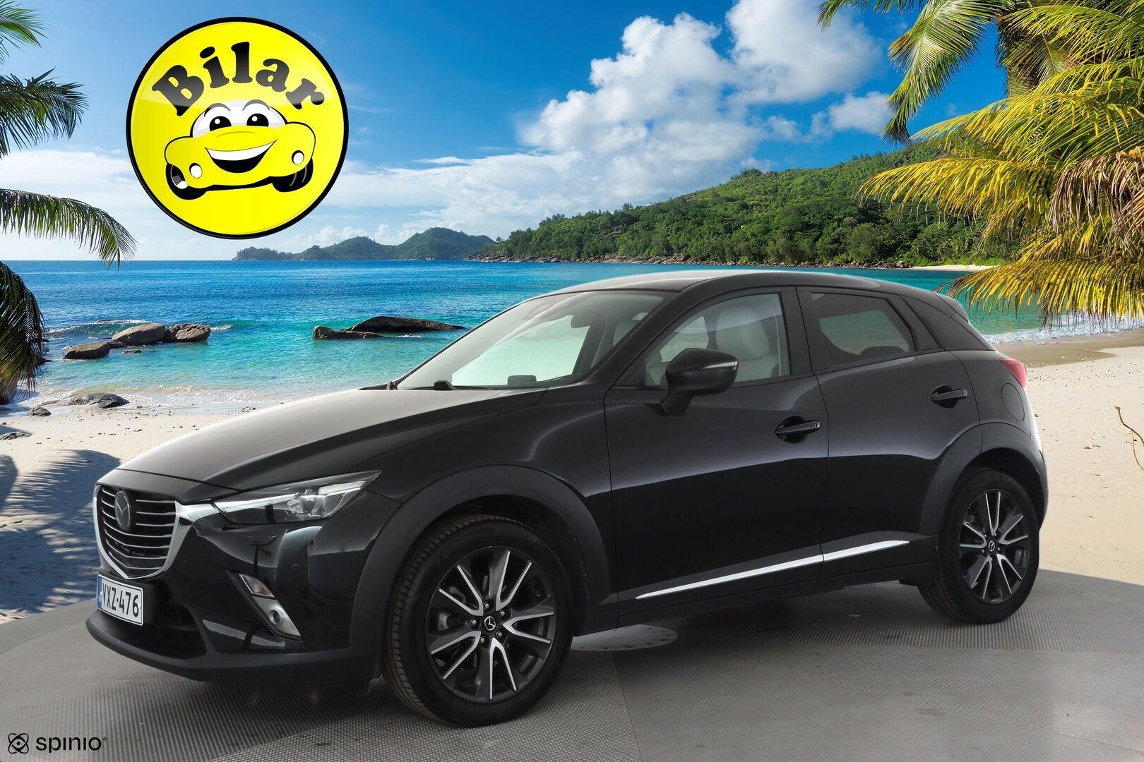 Mazda CX-3 2016 2,0 (120) SKYACTIV-G Luxury Plus 6AT ED2 - | ACC | HUD | BOSE | Nahka-alcantara | P.kamera | BSM | Kaistavahti | Navi | BT | Keyless | LED | Aut. pitkät | 2x renkaat aluin |