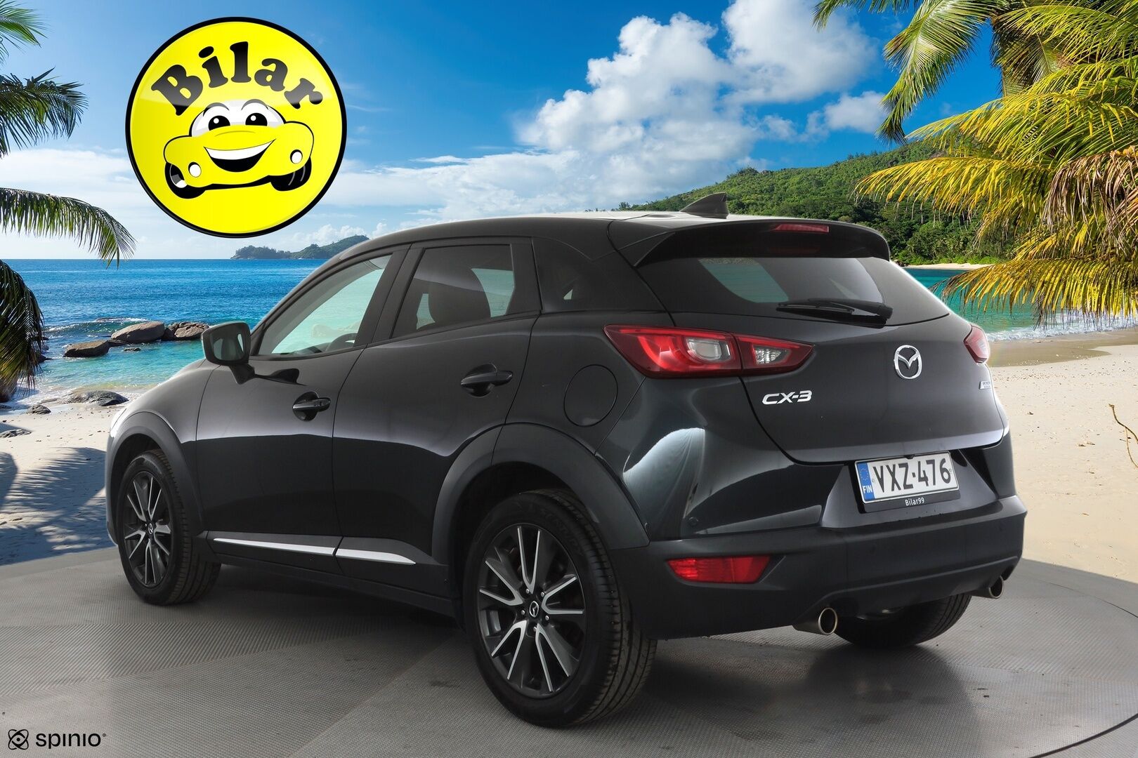 Mazda CX-3 2016 2,0 (120) SKYACTIV-G Luxury Plus 6AT ED2 - | ACC | HUD | BOSE | Nahka-alcantara | P.kamera | BSM | Kaistavahti | Navi | BT | Keyless | LED | Aut. pitkät | 2x renkaat aluin |