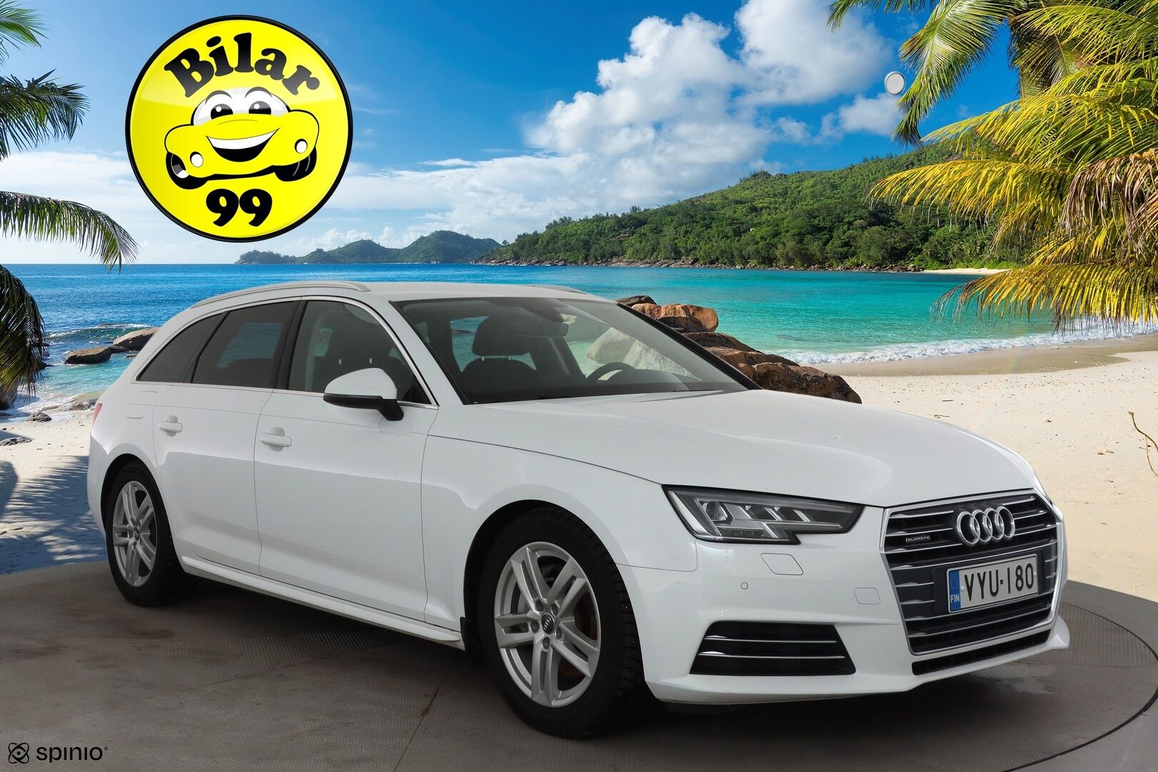 Audi A4 2017 Avant Land of quattro Sport Edition 2,0 TDI 140 kW quattro S tronic * Webasto / Matrix LED / Sporttipenkit / Koukku * - Suomi-auto / Kahdet renkaat aluvanteilla / Merkkihuollettu - HULLUT AVAJAISHULINAT KORKOTARJOUS 3,29 %