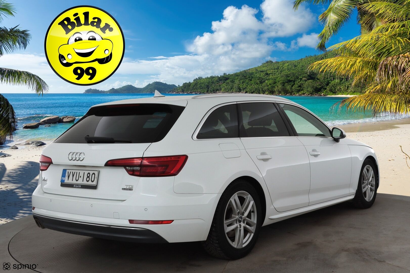 Audi A4 2017 Avant Land of quattro Sport Edition 2,0 TDI 140 kW quattro S tronic * Webasto / Matrix LED / Sporttipenkit / Koukku * - Suomi-auto / Kahdet renkaat aluvanteilla / Merkkihuollettu