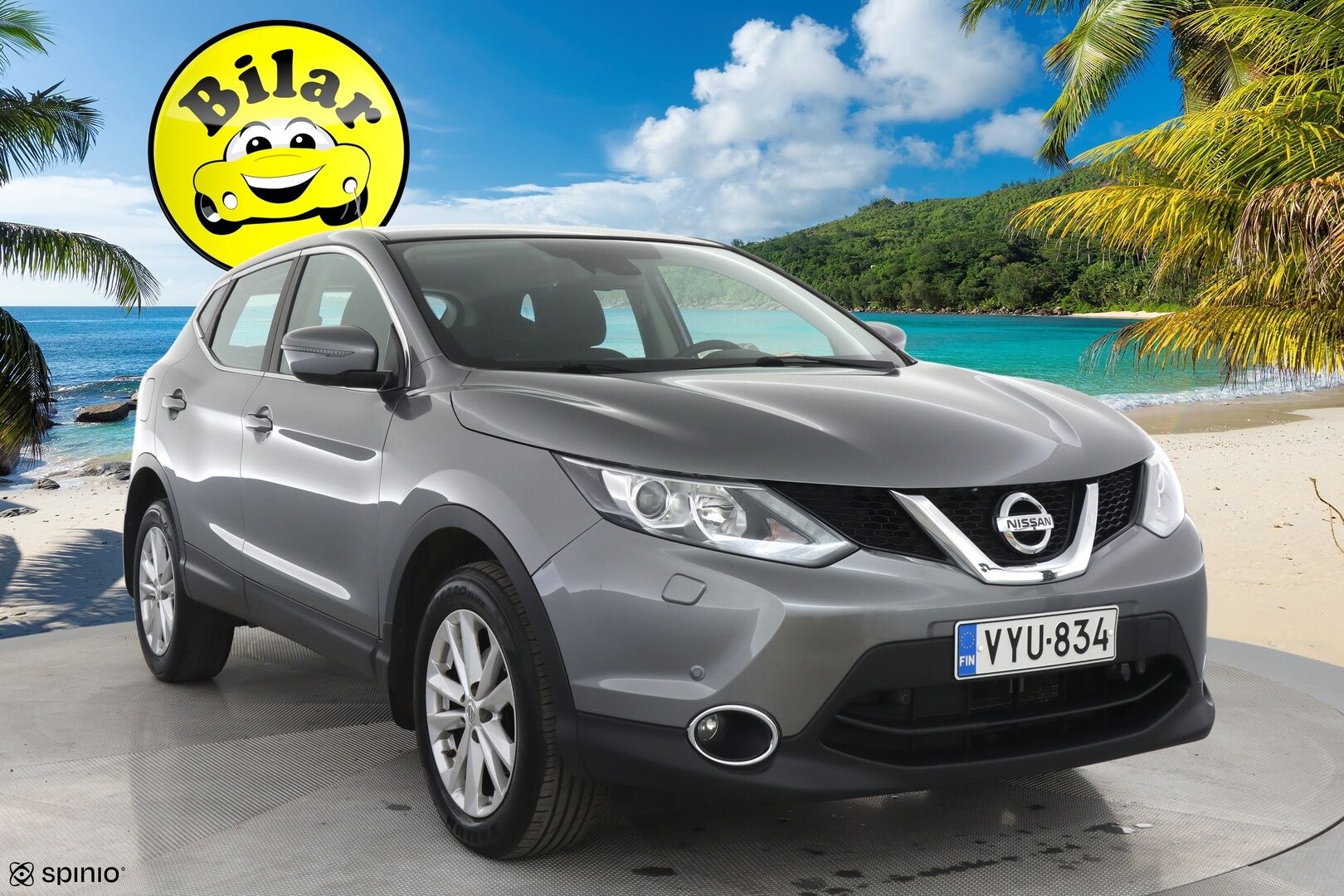 Nissan Qashqai 2016 DIG-T 115 Acenta 2WD Xtronic E6 Safety Pack Connect - Suomi-auto | Lohkolämmitin | Navi | Tutkat | Vakkari | Front Assist | Bluetooth | 
