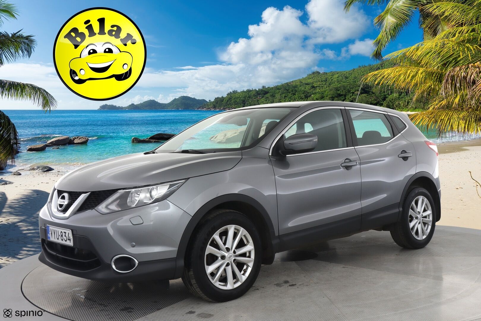 Nissan Qashqai 2016 DIG-T 115 Acenta 2WD Xtronic E6 Safety Pack Connect - Suomi-auto | Lohkolämmitin | Navi | Tutkat | Vakkari | Front Assist | Bluetooth | 
