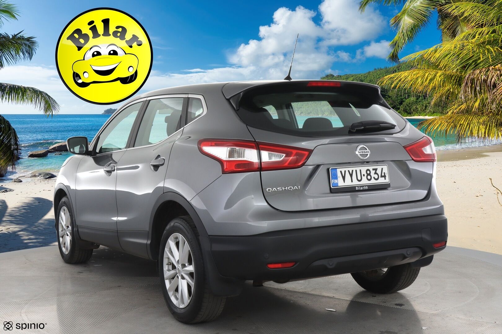 Nissan Qashqai 2016 DIG-T 115 Acenta 2WD Xtronic E6 Safety Pack Connect - Suomi-auto | Lohkolämmitin | Navi | Tutkat | Vakkari | Front Assist | Bluetooth | 