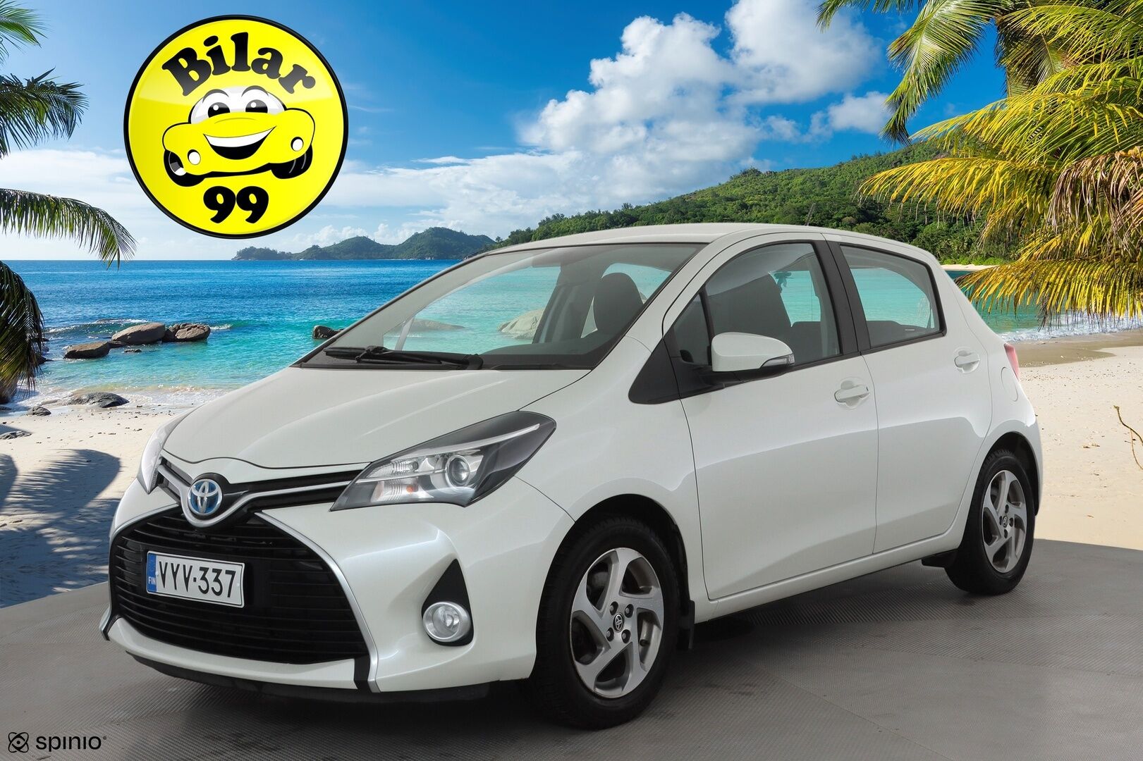 Toyota Yaris 2016 1,5 Hybrid Active Edition * Sisätilanlämmitin / Vakkari / P.Kamera / Navi / Bluetooth * - Suomi-auto / Merkkihuollot - HULLUT AVAJAISHULINAT KORKOTARJOUS 3,29 %