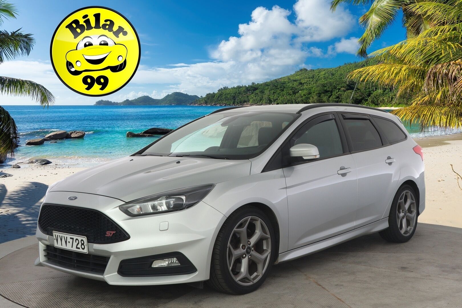 Ford Focus 2016 ST 2,0 TDCi 185 hv start/stop PowerShift A6 ST Wagon - | Recaro-penkit | Webasto | Lämm. tuulilasi | Avaimeton kulku ja -käynnistys | Tutkat takana | Navi |
