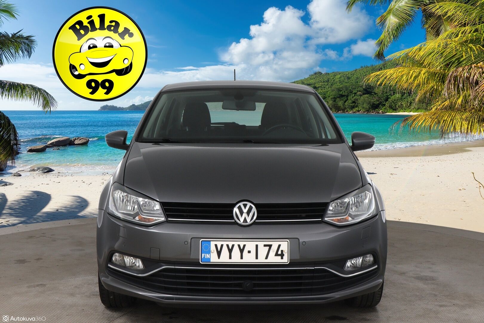 Volkswagen Polo 2016 Allstar 1,2 TSI 66 kW (90 hv) DSG-aut / Suomi-auto / Vakkari / P-tutkat / Bluetooth / - Juuri katsastettu & juuri huollettu / 2x vanteet / Lohko + sisätilalämmitin /