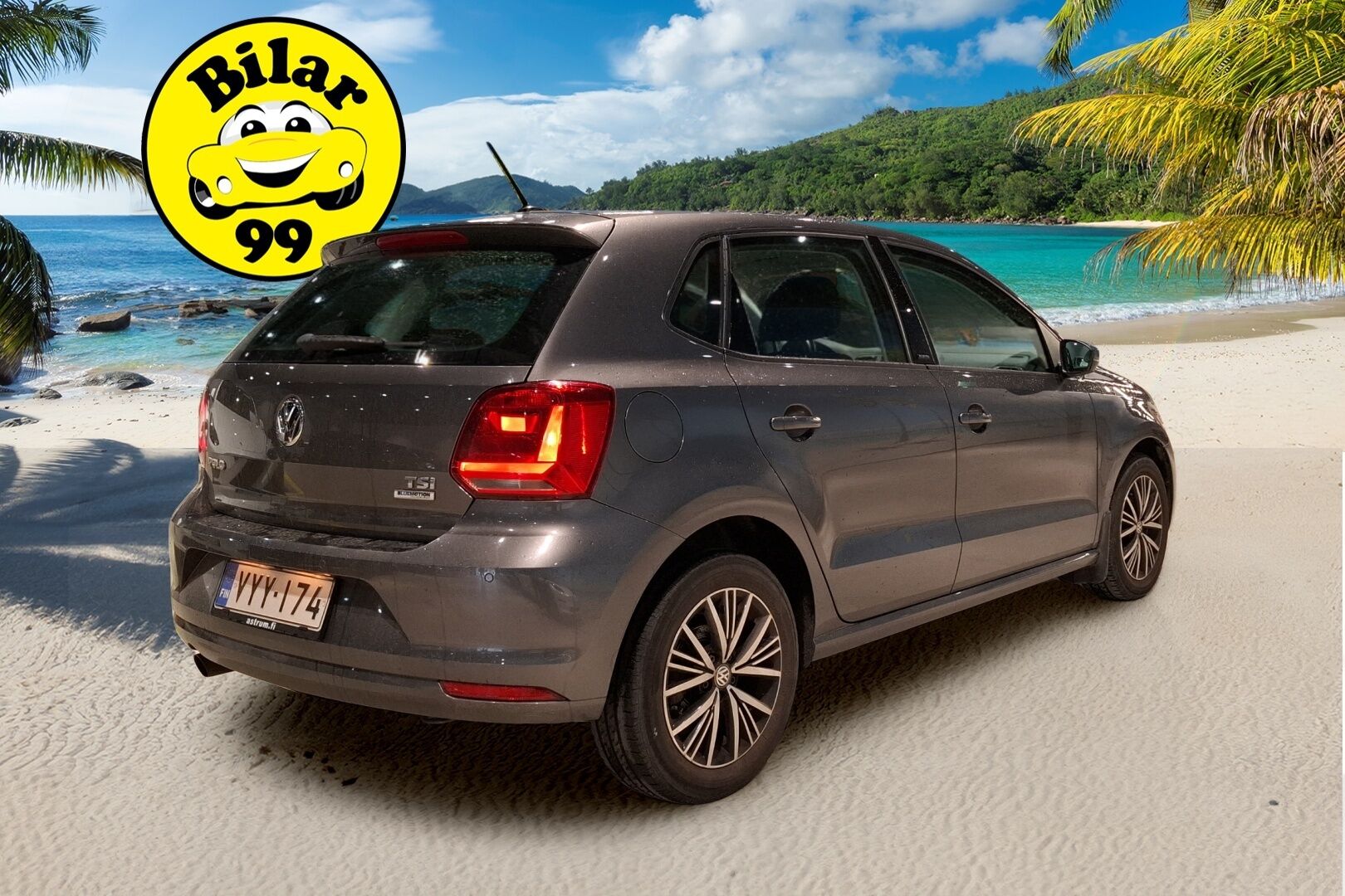 Volkswagen Polo 2016 Allstar 1,2 TSI 66 kW (90 hv) DSG-aut / Suomi-auto / Vakkari / P-tutkat / Bluetooth / - Juuri katsastettu / 2x vanteet / Lohko + sisätilalämmitin /