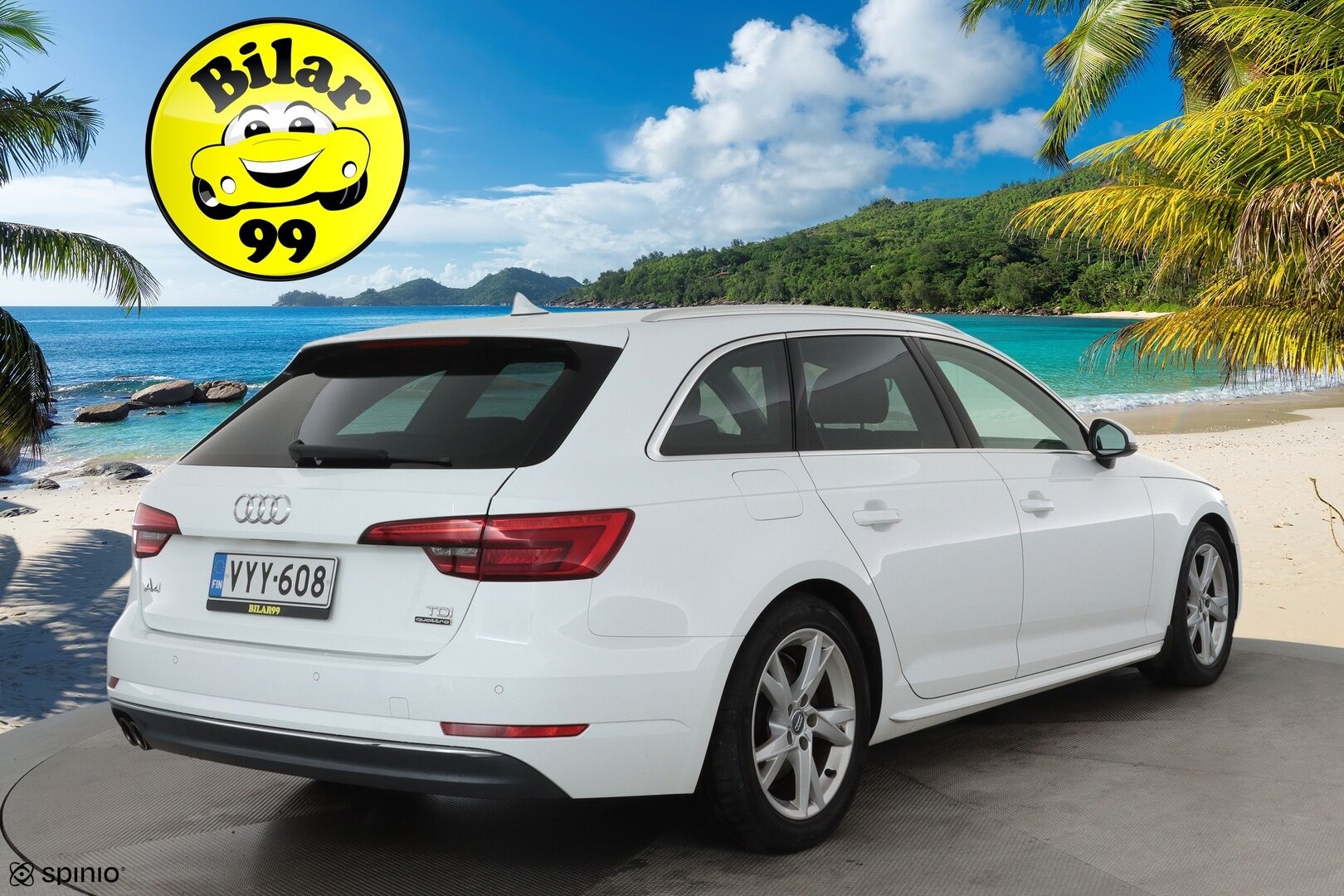 Audi A4 2017 Avant Land of quattro 2,0TDI 140 kW quattro S tronic **Webasto / Koukku / Matrix-LED / Sporttipenkit / P.Tutkat / Navi** - Suomi-auto / Kahdet Renkaat