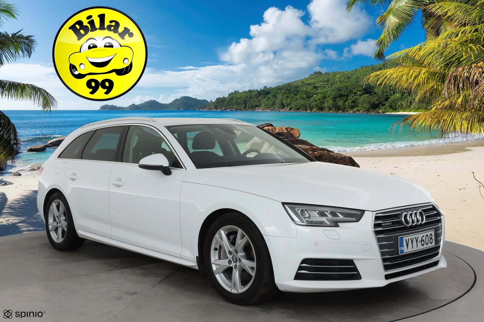 Audi A4 2017 Avant Land of quattro 2,0TDI 140 kW quattro S tronic **Webasto / Koukku / Matrix-LED / Sporttipenkit / P.Tutkat / Navi** - Suomi-auto / Kahdet Renkaat