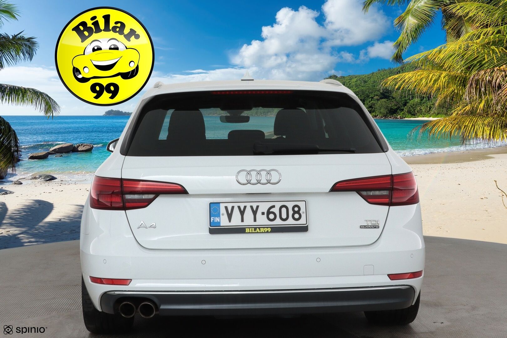 Audi A4 2017 Avant Land of quattro 2,0TDI 140 kW quattro S tronic **Webasto / Koukku / Matrix-LED / Sporttipenkit / P.Tutkat / Navi** - Suomi-auto / Kahdet Renkaat