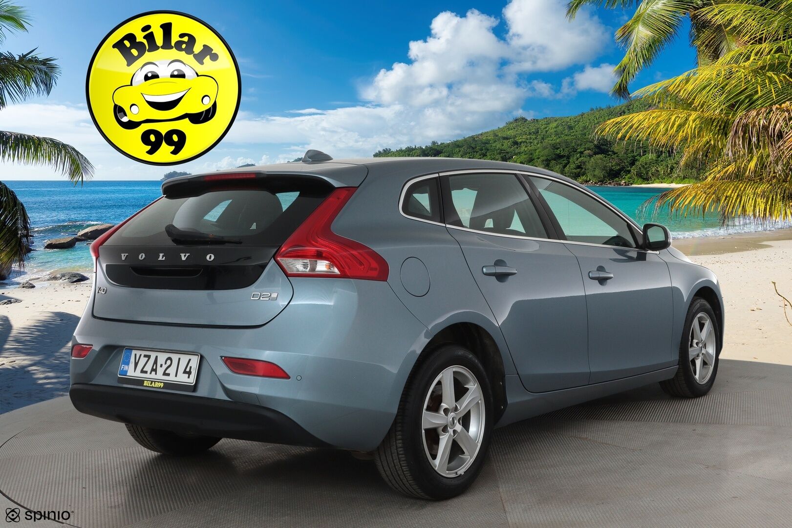 Volvo V40 2017 D2 Inscription aut **Webasto / Full-LED / P.Tutkat / Navi / Nahkaverhoilu** - Suomi-auto / Kahdet Renkaat