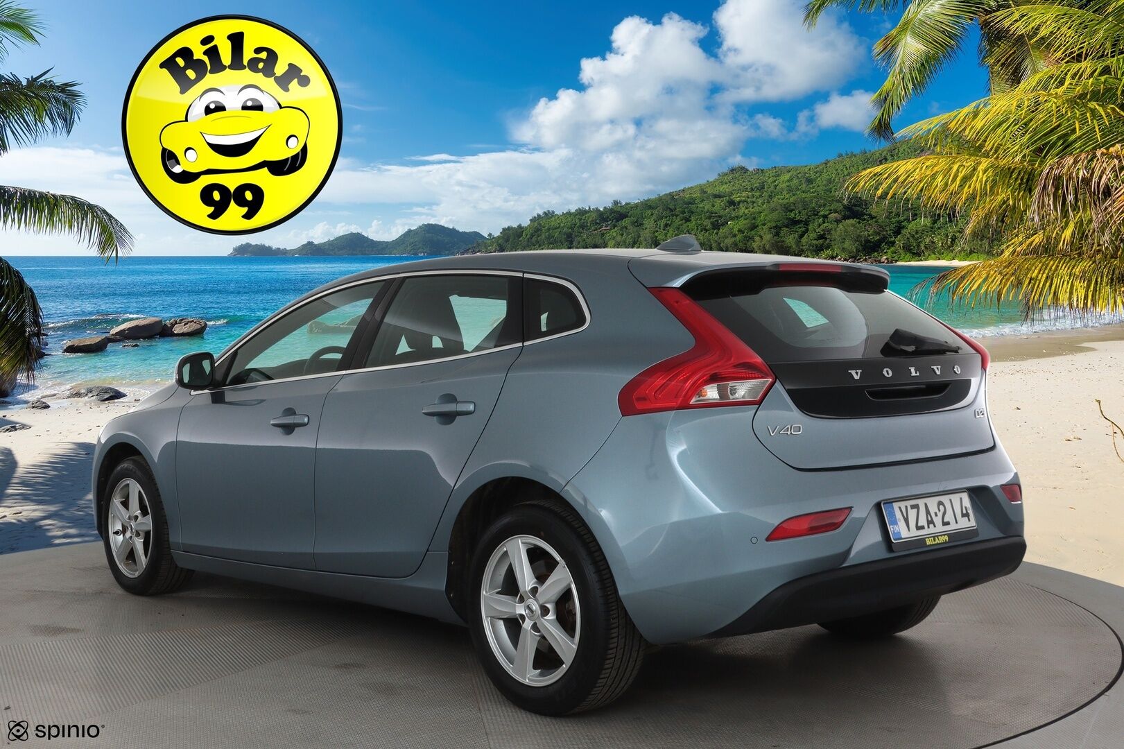 Volvo V40 2017 D2 Inscription aut **Webasto / Full-LED / P.Tutkat / Navi / Nahkaverhoilu** - Suomi-auto / Kahdet Renkaat