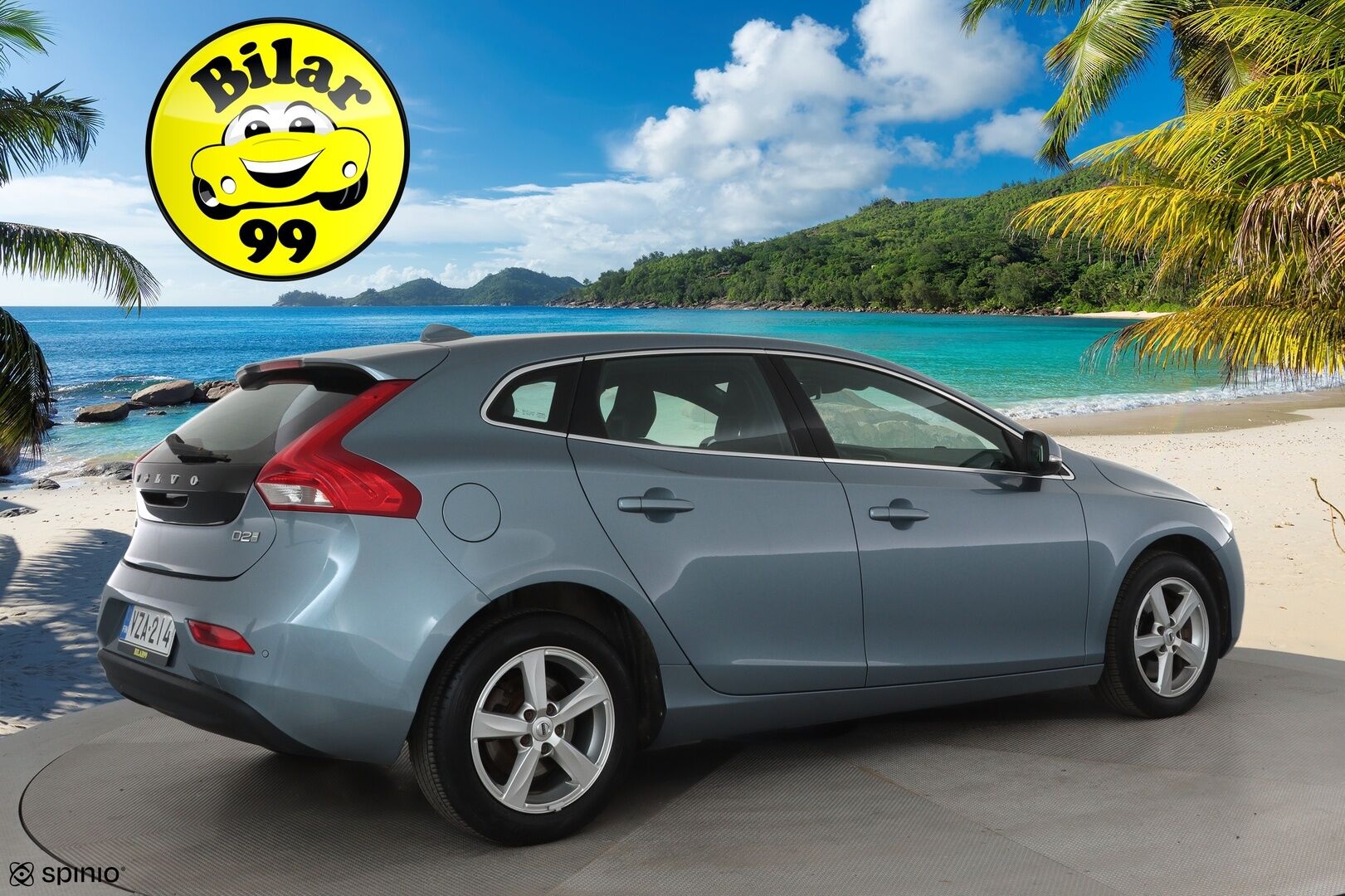 Volvo V40 2017 D2 Inscription aut **Webasto / Full-LED / P.Tutkat / Navi / Nahkaverhoilu** - 3,99% KORKOTARJOUS TÄHÄN AUTOON 21.9. ASTI - Suomi-auto / Ei AdBlue-järjestelmää