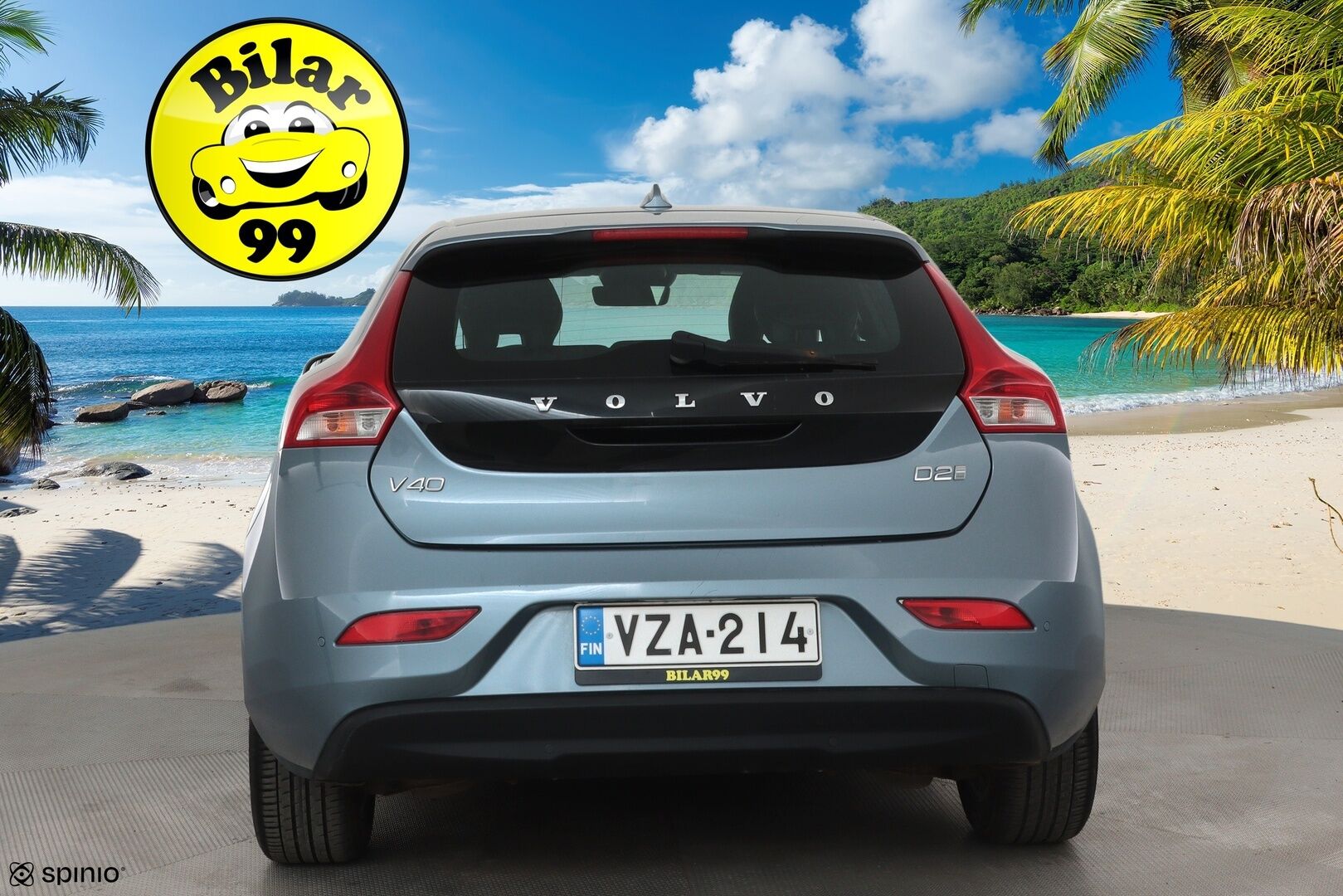 Volvo V40 2017 D2 Inscription aut **Webasto / Full-LED / P.Tutkat / Navi / Nahkaverhoilu** - Suomi-auto / Kahdet Renkaat