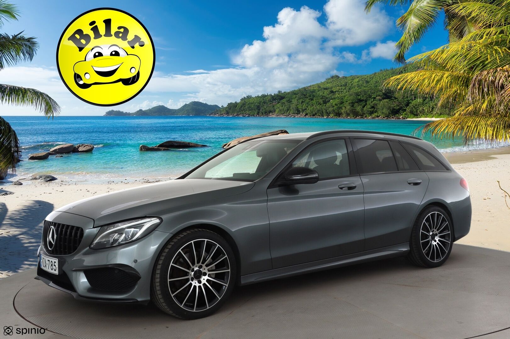 Mercedes-Benz C 2016 200 T A Business AMG - | Nahkaverhoilu | ILS-LED | Sporttipenkit | P.tutkat | Apple & Android | Dynamic Select | Bluetooth | 2x renkaat aluin | Hyvä huoltohistoria | 