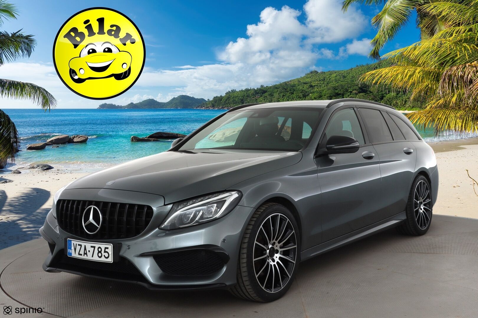 Mercedes-Benz C 2016 200 T A Business AMG - | Nahkaverhoilu | ILS-LED | Sporttipenkit | P.tutkat | Apple & Android | Dynamic Select | Bluetooth | 2x renkaat aluin | Hyvä huoltohistoria | 