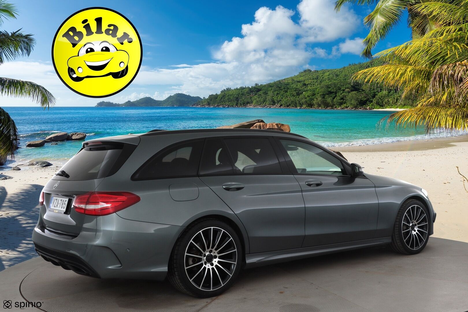 Mercedes-Benz C 2016 200 T A Business AMG - | Nahkaverhoilu | ILS-LED | Sporttipenkit | P.tutkat | Apple & Android | Dynamic Select | Bluetooth | 2x renkaat aluin | Hyvä huoltohistoria | 