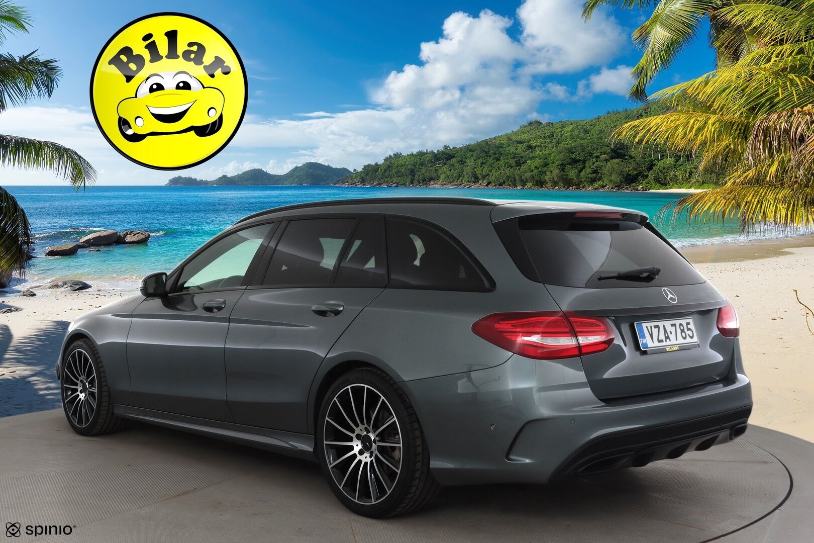 Mercedes-Benz C 2016 200 T A Business AMG - | Nahkaverhoilu | ILS-LED | Sporttipenkit | P.tutkat | Apple & Android | Dynamic Select | Bluetooth | 2x renkaat aluin | Hyvä huoltohistoria | 