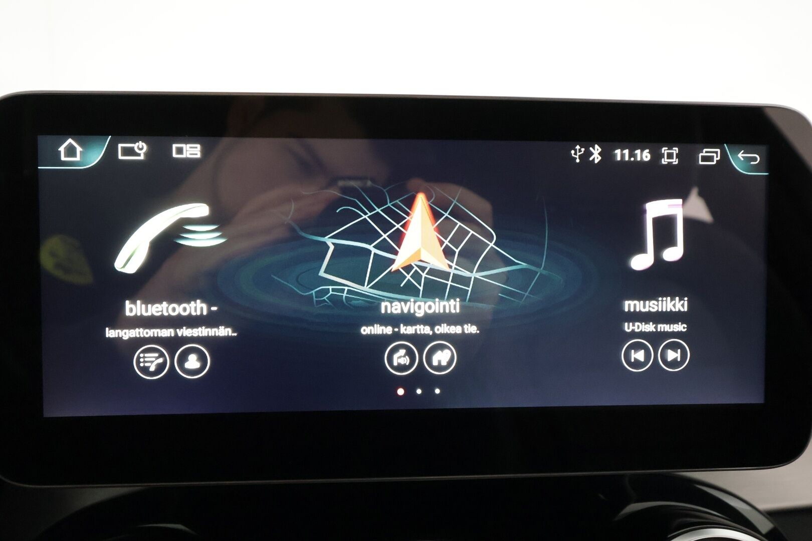 Mercedes-Benz C 2016 200 T A Business AMG - | Nahkaverhoilu | ILS-LED | Sporttipenkit | P.tutkat | Apple & Android | Dynamic Select | Bluetooth | 2x renkaat aluin | Hyvä huoltohistoria | 