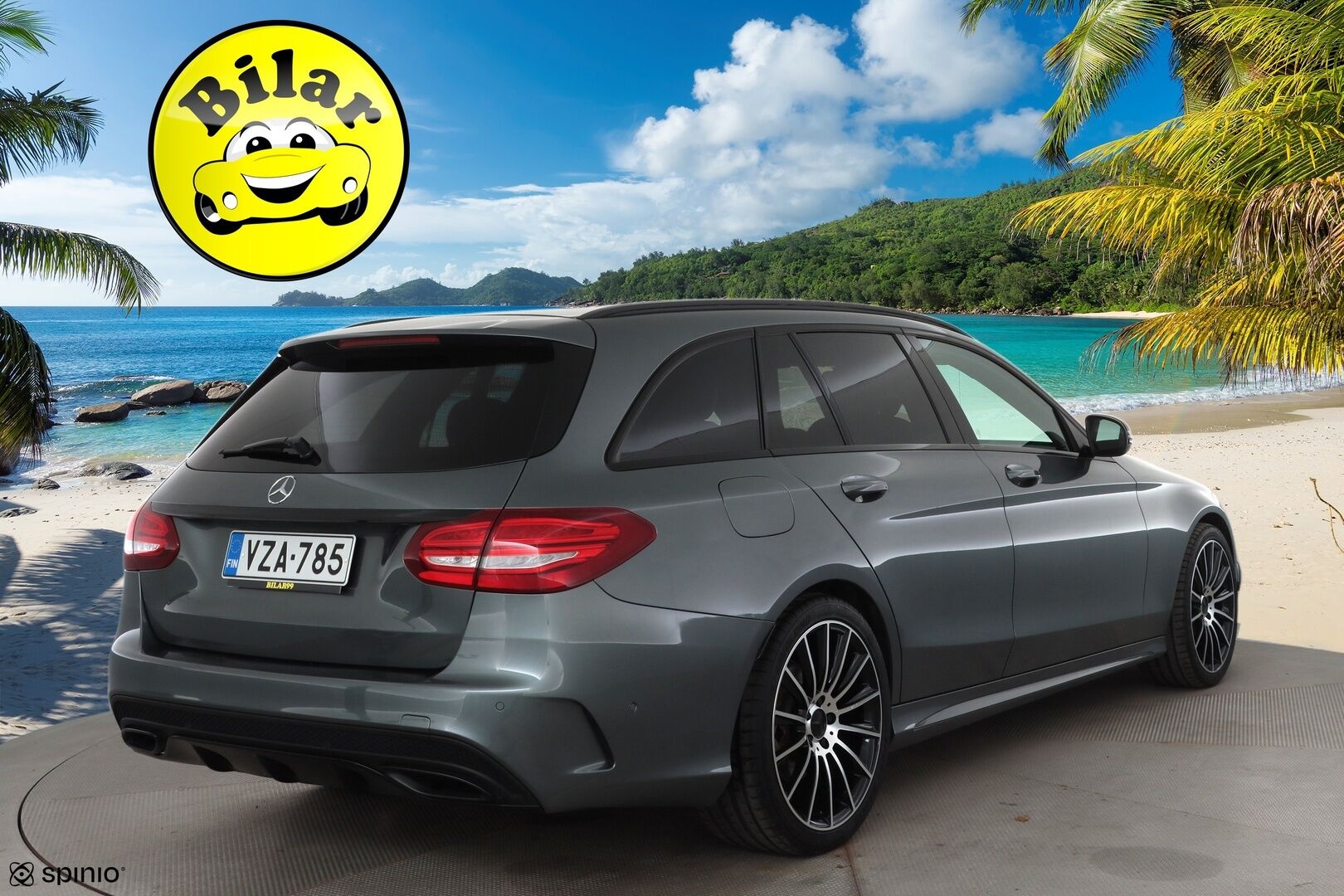 Mercedes-Benz C 2016 200 T A Business AMG - | Nahkaverhoilu | ILS-LED | Sporttipenkit | P.tutkat | Apple & Android | Dynamic Select | Bluetooth | 2x renkaat aluin | Hyvä huoltohistoria | 