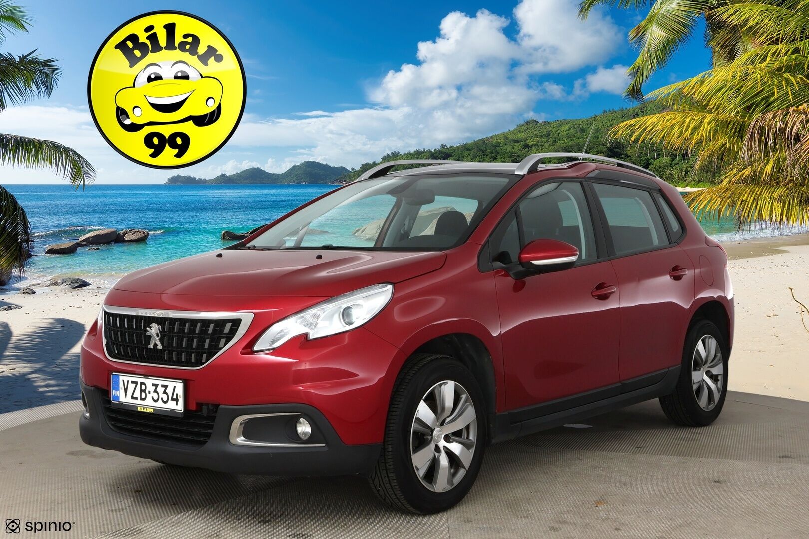 Peugeot 2008 2017 Active VTi 82 / Suomi-Auto / P.tutka / Lasikatto / Vakkari - 2x Aluvanteet 