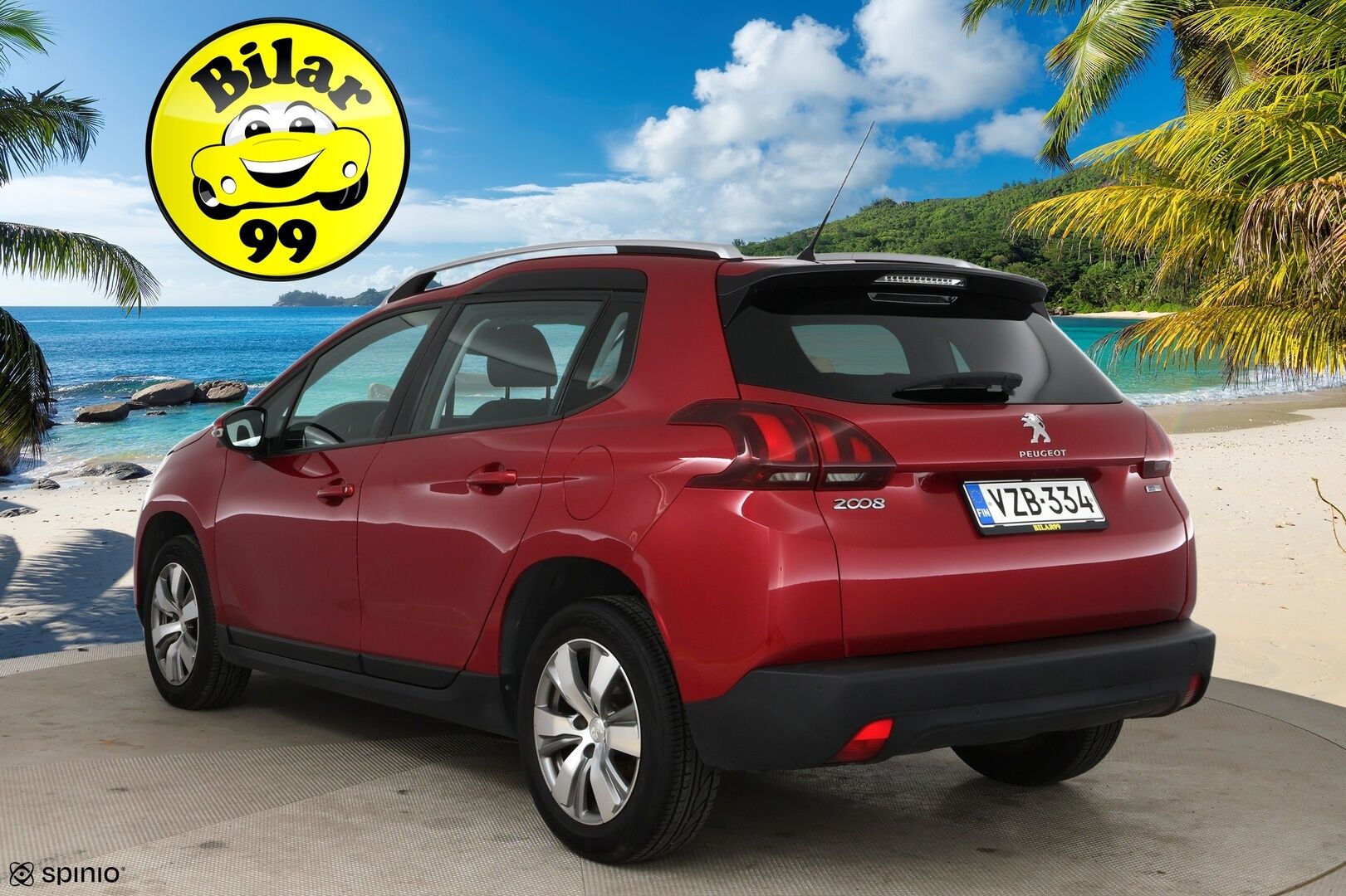 Peugeot 2008 2017 Active VTi 82 / Suomi-Auto / P.tutka / Lasikatto / Vakkari - 2x Aluvanteet 