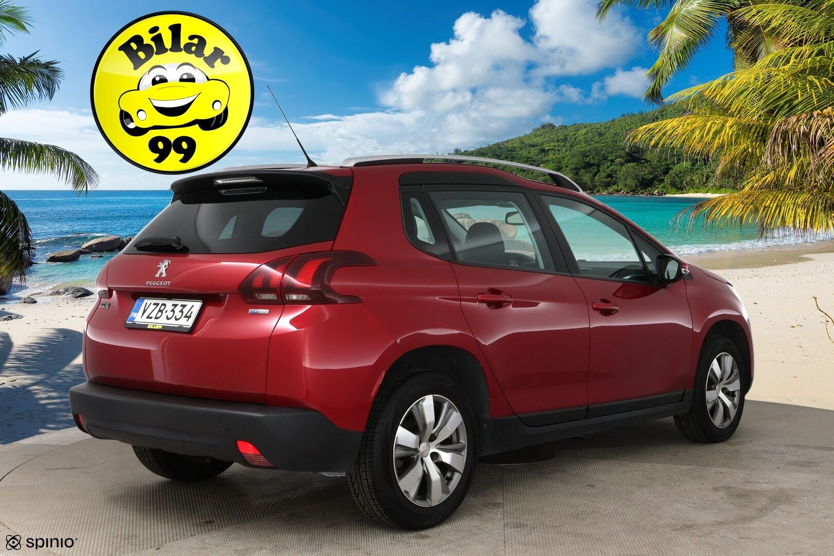 Peugeot 2008 2017 Active VTi 82 / Suomi-Auto / P.tutka / Lasikatto / Vakkari - 2x Aluvanteet 
