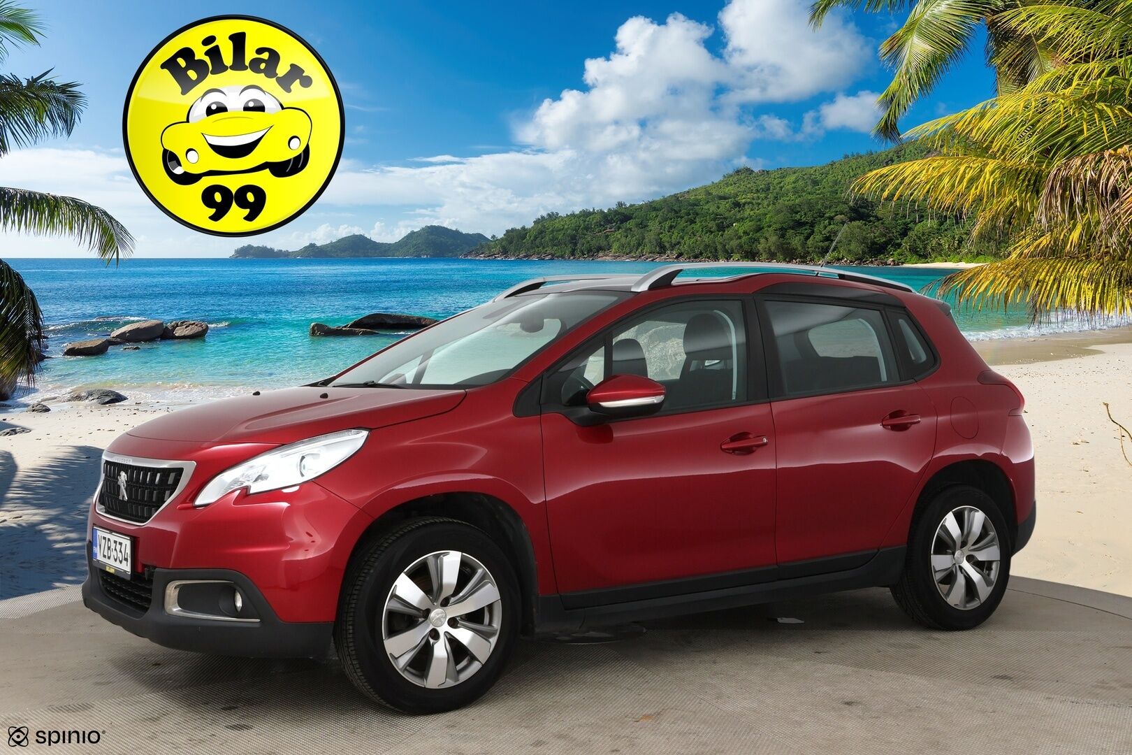 Peugeot 2008 2017 Active VTi 82 / Suomi-Auto / P.tutka / Lasikatto / Vakkari - 2x Aluvanteet 