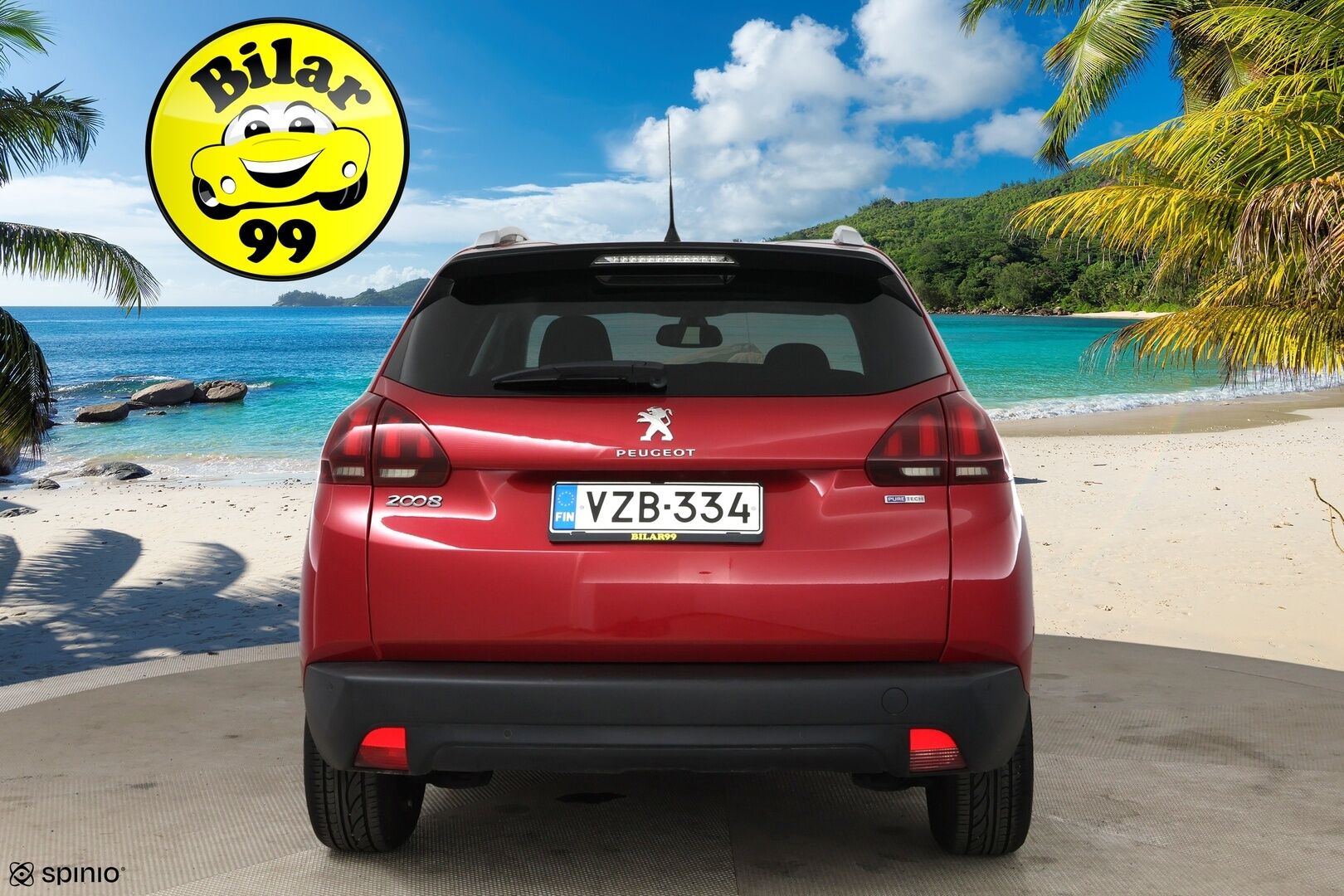 Peugeot 2008 2017 Active VTi 82 / Suomi-Auto / P.tutka / Lasikatto / Vakkari - 2x Aluvanteet 