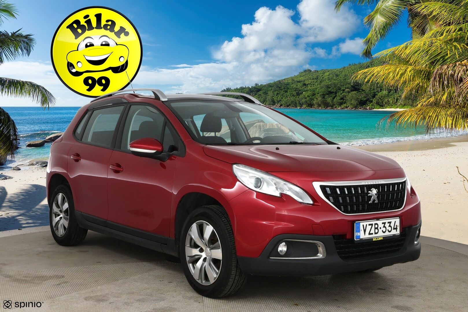 Peugeot 2008 2017 Active VTi 82 / Suomi-Auto / P.tutka / Lasikatto / Vakkari - 2x Aluvanteet 
