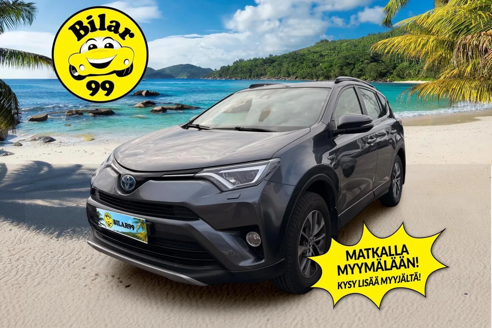 Toyota RAV4 2017 2,5 Hybrid AWD Active - | Suomi-Auto | ACC | P.kamera | Tutkat | Lohko + sisäp | Navi | 2X Renkaat & Vanteet |