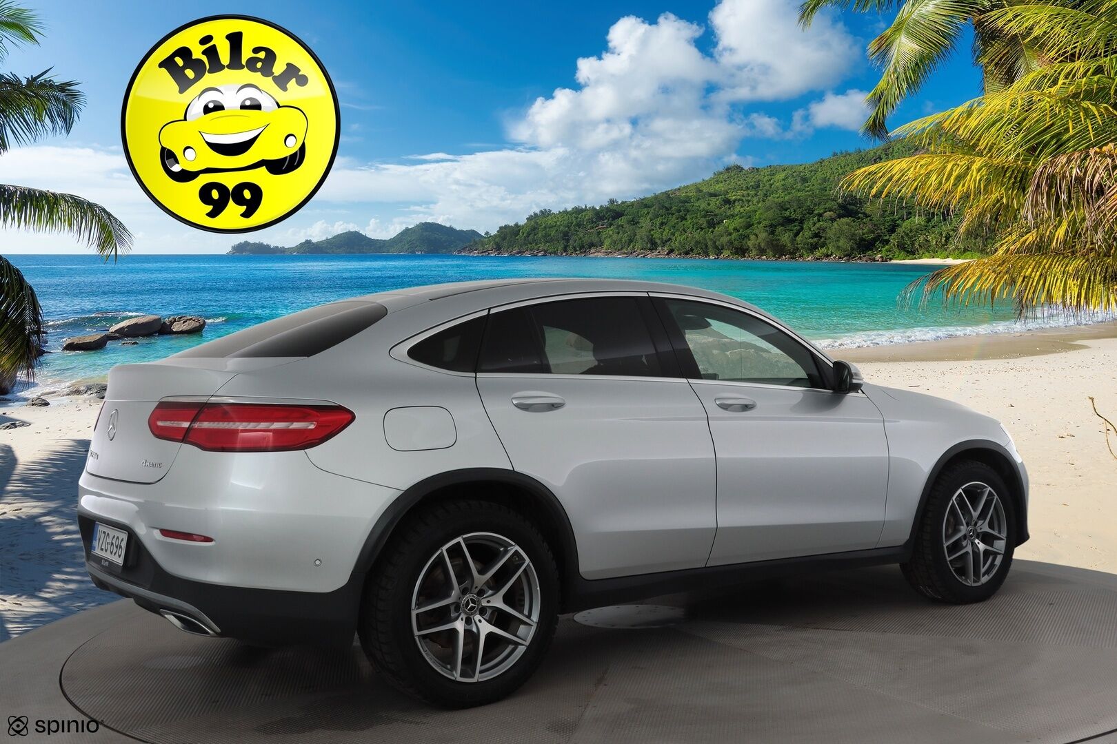 Mercedes-Benz GLC 2017 250 d Coupé 4Matic A Premium Business AMG * Burmester / Webasto / Koukku / ILS-LED / P.kamera / Sportnahat / Navi * - Lasikattoluukku / Suomi-auto / Kahdet renkaat