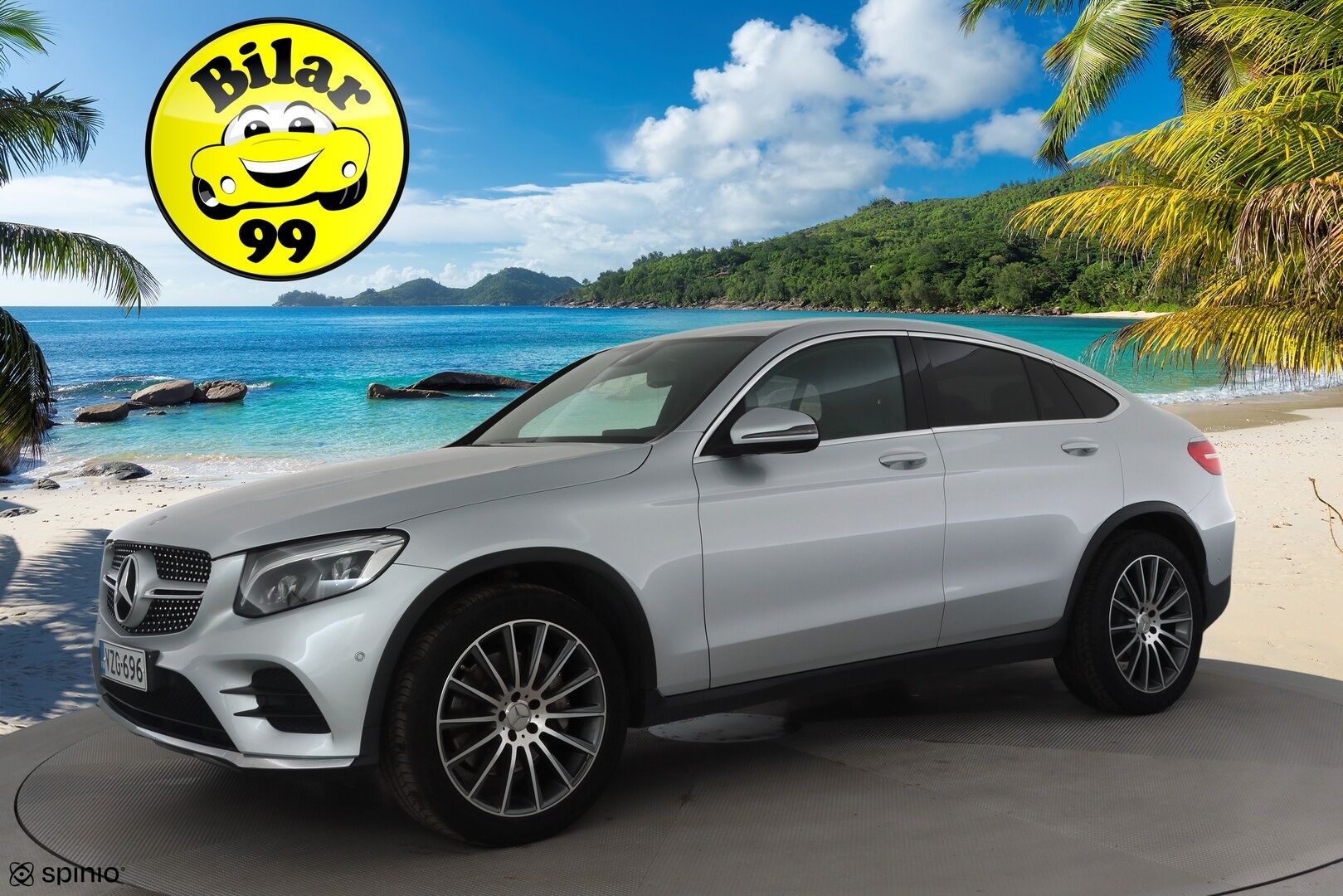 Mercedes-Benz GLC 2017 250 d Coupé 4Matic A Premium Business AMG * Burmester / Webasto / Koukku / ILS-LED / P.kamera / Sportnahat / Navi * - Lasikattoluukku / Suomi-auto / Kahdet renkaat