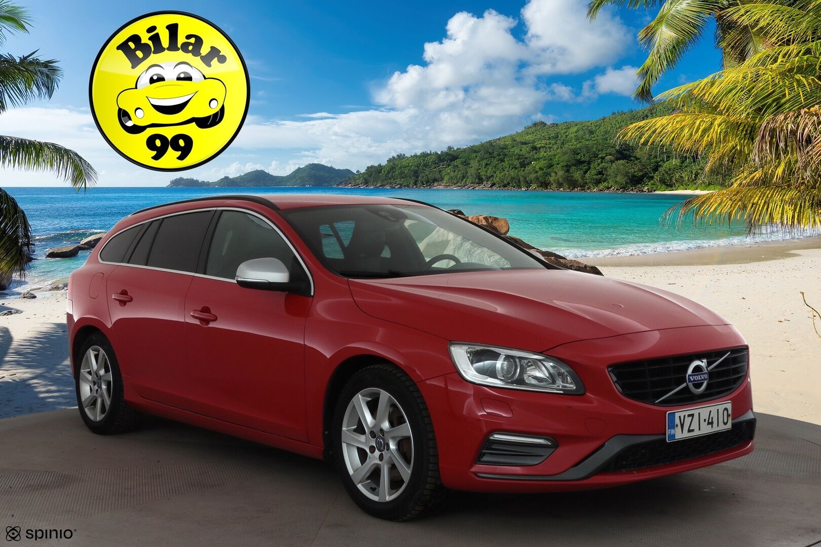 Volvo V60 2017 D4 AWD Business R Design aut * Webasto / Koukku / Vakkari / Xenon / P.tutka / Navi / Keyless * - Suomi-auto / Kahdet renkaat