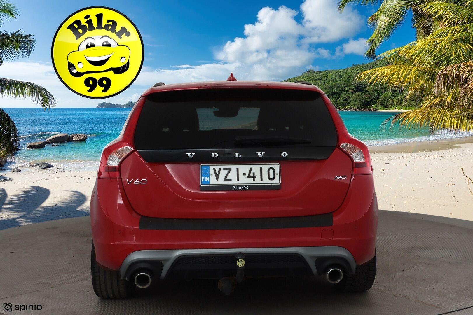 Volvo V60 2017 D4 AWD Business R Design aut * Webasto / Koukku / Vakkari / Xenon / P.tutka / Navi / Keyless * - Suomi-auto / Kahdet renkaat