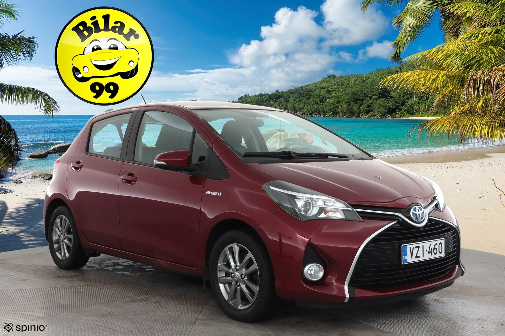 Toyota Yaris 2017 1,5 Hybrid Active Edition * Lohkolämmitin / P.Kamera / Vakkari / Navi / Bluetooth / AC * - Suomi-auto / Kahdet renkaat aluvanteilla / Merkkihuollot
