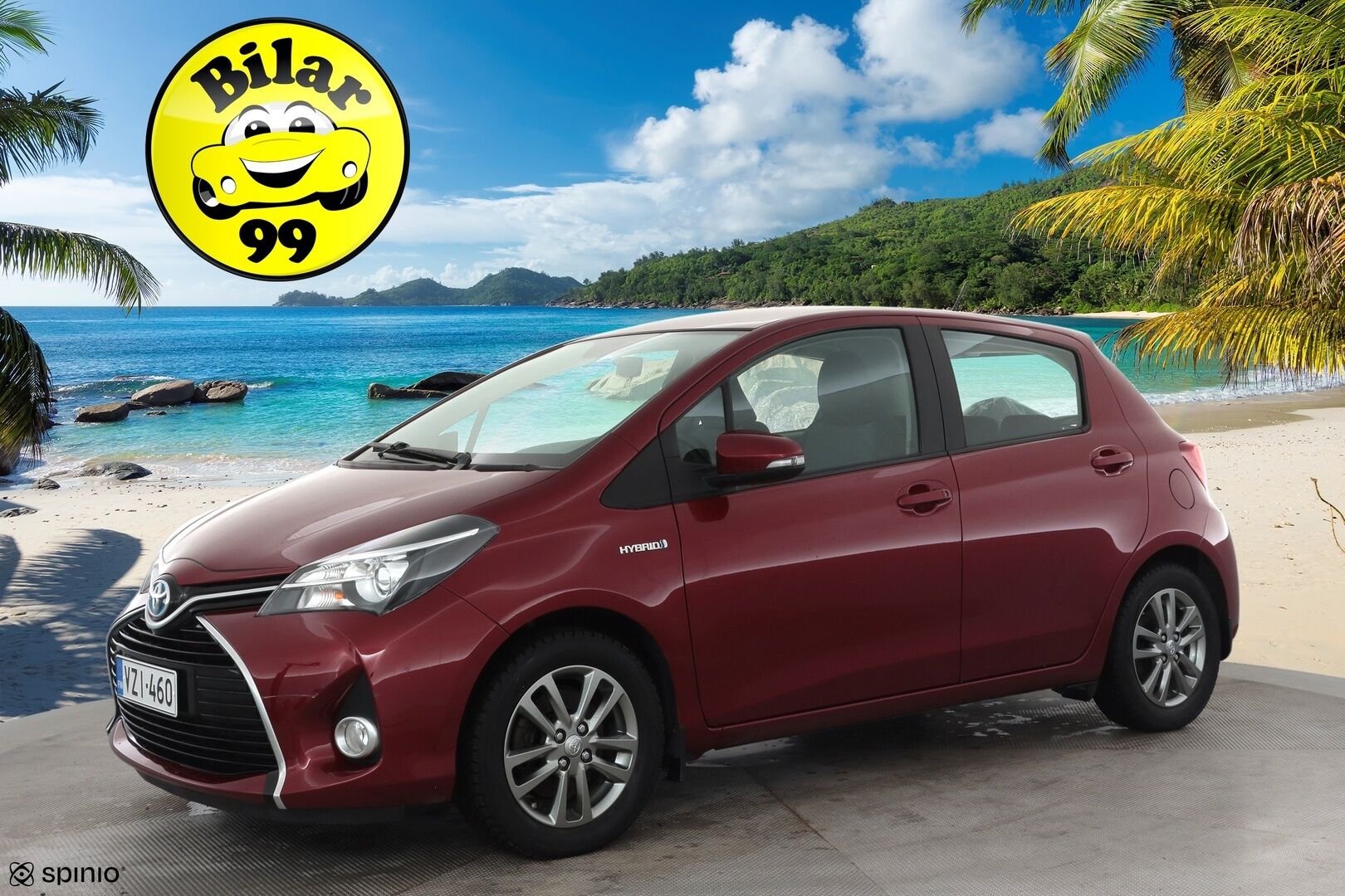 Toyota Yaris 2017 1,5 Hybrid Active Edition * Lohkolämmitin / P.Kamera / Vakkari / Navi / Bluetooth / AC * - Suomi-auto / Kahdet renkaat aluvanteilla / Merkkihuollot