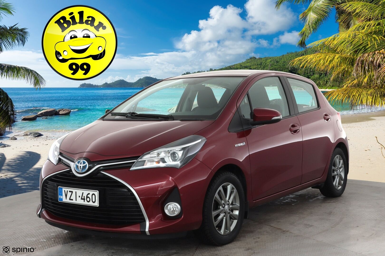 Toyota Yaris 2017 1,5 Hybrid Active Edition * Lohkolämmitin / P.Kamera / Vakkari / Navi / Bluetooth / AC * - Suomi-auto / Kahdet renkaat aluvanteilla / Merkkihuollot