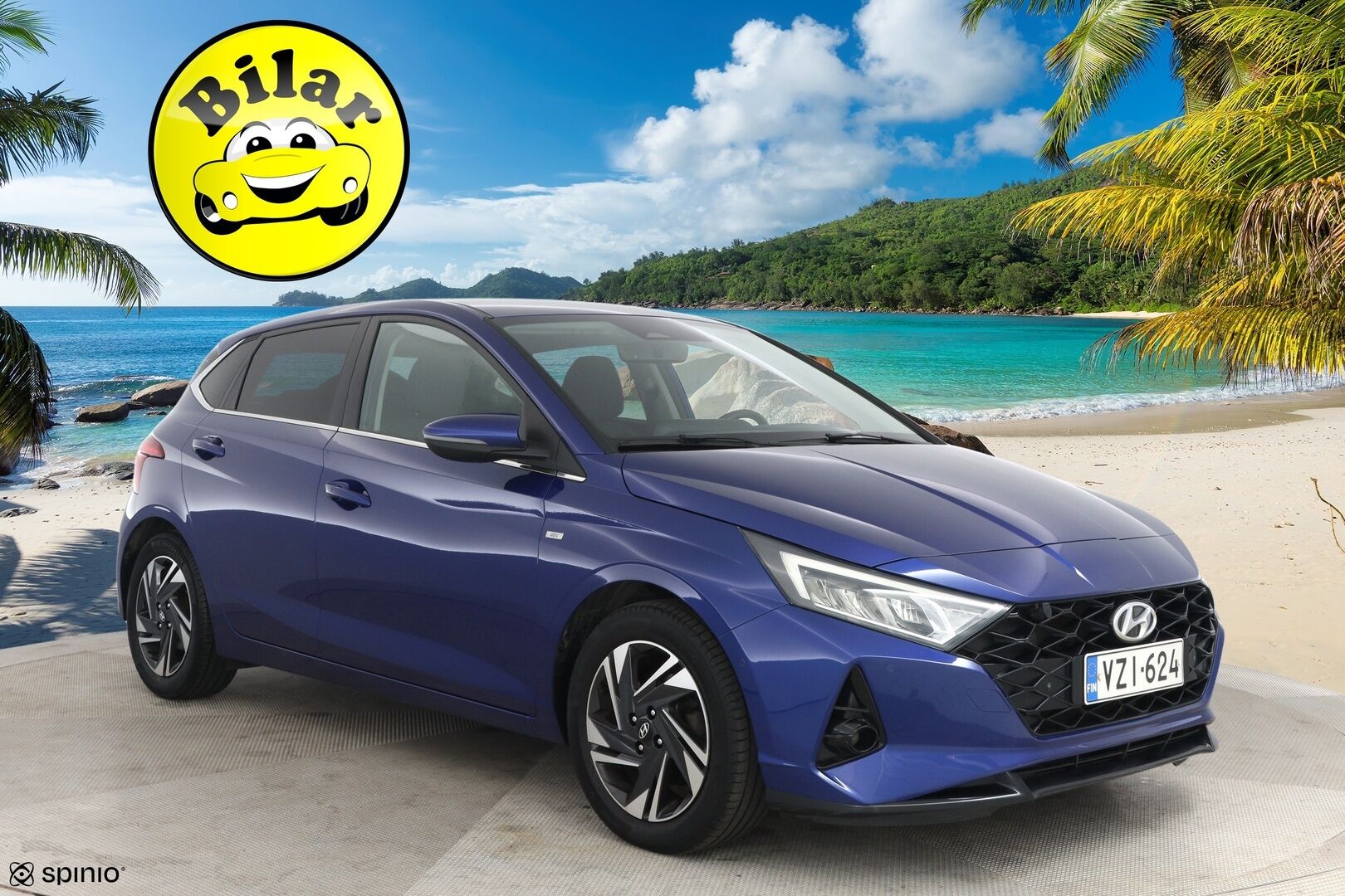 Hyundai i20 Hatchback 2021 1.0 T-GDi 120 hv 48V Hybrid 7DCT-aut. Style - Suomi-auto | 2x merkkirenkaat | Lohko- + sisälämppärit | Vakkari | Ratinlämmitin | Bose | Peruutuskamera | Carplay