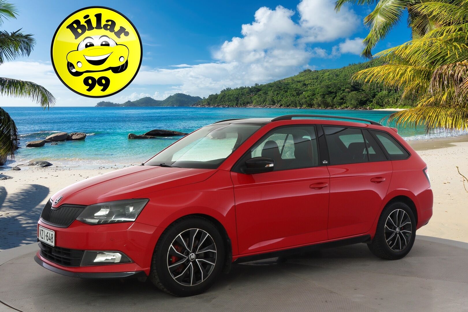 Skoda Fabia 2017 Combi 1,2 TSI 110 Monte Carlo *Panoraama / Keyless / Xenon / Tutkat / Lohko+Sisälämmitin* - * Suomi-auto / Kahdet renkaat vanteineen * - HULLU BLACKWEEK KORKOTARJOUS 2,49%