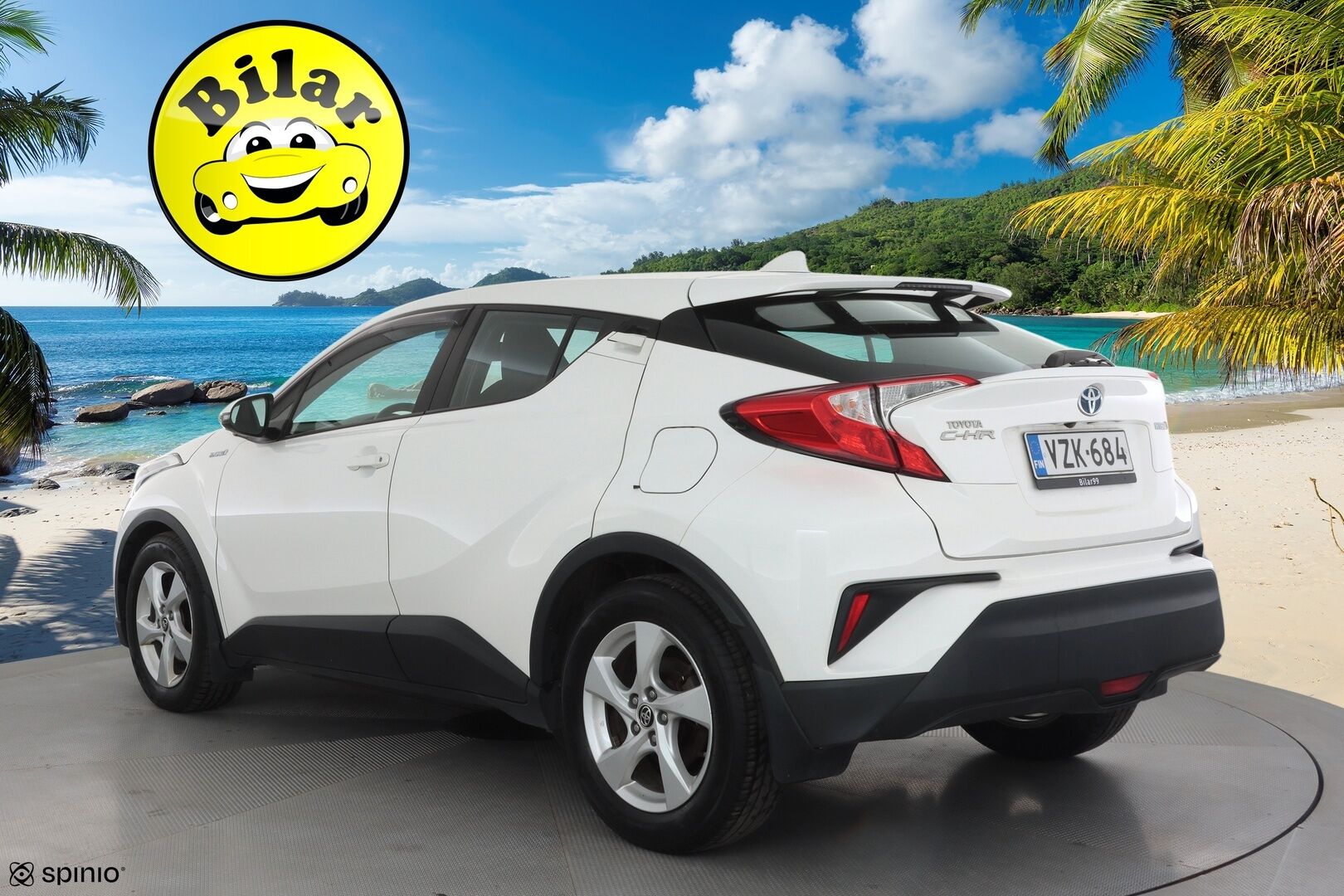 Toyota C-HR 2018 1,8 Hybrid Active - | ACC | Lane Assist | RSA | Navi | Keyless | P.kamera | Bluetooth | Aut. pitkät | Ajotilan valinta | 2x renkaat aluin | Huoltokirja | Suomiauto | 