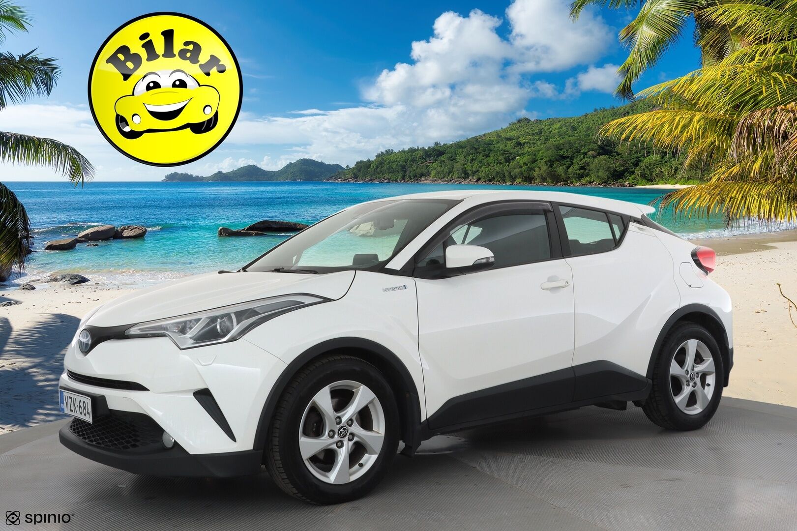 Toyota C-HR 2018 1,8 Hybrid Active - | ACC | Lane Assist | RSA | Navi | Keyless | P.kamera | Bluetooth | Aut. pitkät | Ajotilan valinta | 2x renkaat aluin | Huoltokirja | Suomiauto | 