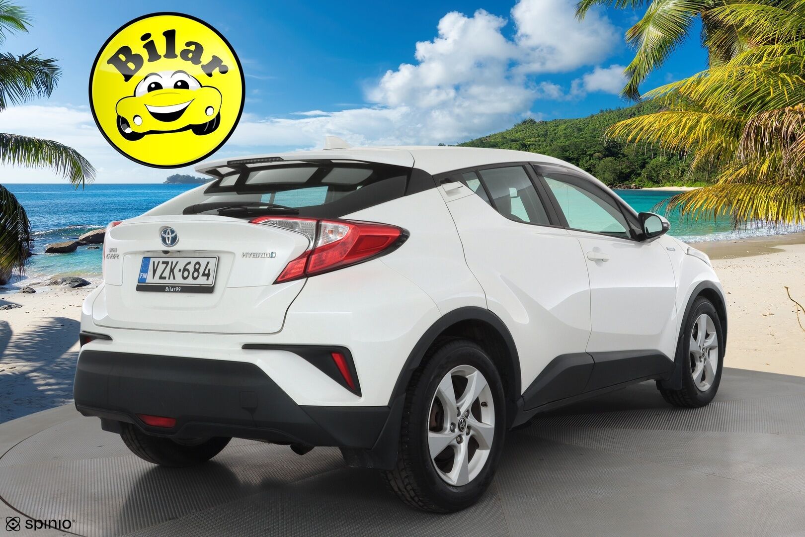 Toyota C-HR 2018 1,8 Hybrid Active - | ACC | Lane Assist | RSA | Navi | Keyless | P.kamera | Bluetooth | Aut. pitkät | Ajotilan valinta | 2x renkaat aluin | Huoltokirja | Suomiauto | 